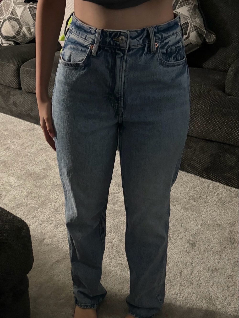 Women’s Light Blue Denim Jeans - Classic Straight Fit